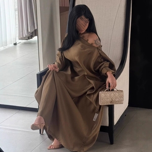 Servizio OEM Nuovo Abito da Sera Abaya di Dubai | Caftano di Lusso da <span class=keywords><strong>Donna</strong></span> Elegante Abbigliamento da Sera Abito da Festa Formale Primavera/Estate - Product Image 3