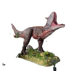 Carnotaure animatronique en métal personnalisé, réaliste et mobile, pour parcs d'aventure, centres commerciaux et utilisation en intérieur/extérieur - Product Image 1