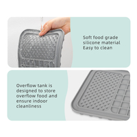 Tapis de léchage pour chiens et animaux de compagnie en silicone pour friandises