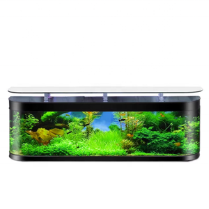 Meubles personnalisés pour <span class=keywords><strong>aquarium</strong></span>, <span class=keywords><strong>table</strong></span> <span class=keywords><strong>basse</strong></span> en verre de luxe, meuble TV, réservoir de poissons rouges pour la <span class=keywords><strong>d</strong></span>écoration de la maison - Product Image 2