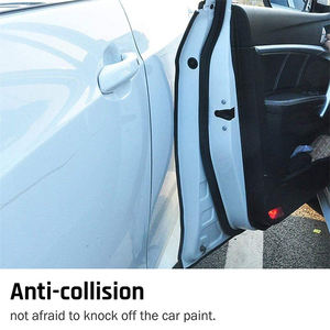 कार डोर एज गार्ड 16 फीट (5 मीटर) यूनिवर्सल कार का दरवाजा सील एंटी-टक्कर स्ट्रिप एज प्रोटेक्शन कार रबर सुरक्षा डोर किनारे - Product Image 2