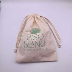 Pochette réutilisable en lin <span class=keywords><strong>de</strong></span> coton blanc Pochette anti-poussière pour <span class=keywords><strong>vêtements</strong></span> doux Sacs d'artisanat en tissu à cordon <span class=keywords><strong>de</strong></span> serrage avec logo personnalisé - Product Image 2