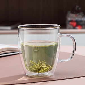 Juego <span class=keywords><strong>de</strong></span> tazas <span class=keywords><strong>de</strong></span> té Latte <span class=keywords><strong>de</strong></span> café <span class=keywords><strong>de</strong></span> vidrio <span class=keywords><strong>transparente</strong></span> <span class=keywords><strong>de</strong></span> doble pared con aislamiento <span class=keywords><strong>de</strong></span> vendedor superior Latte tazas <span class=keywords><strong>de</strong></span> caf - Product Image 2
