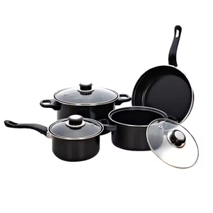Juego de Utensilios de Cocina de Alta Calidad de 13 Piezas, Revestimiento Antiadherente de Granito, Sartén, Olla para Sopa, Cacerola para Leche, Espátula, Juego de Cocina - Product Image 1