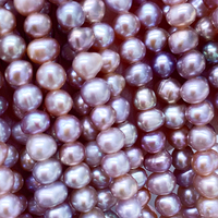 Perles d'eau douce blanches naturelles de qualité AAA en vrac Edison Strands Forme ovale pour la décoration de bijoux Couleur Couleur