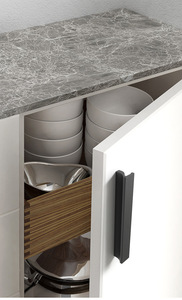7-frame Aluminum Alloy Drawer <b>Handle</b> Cabinet Shoe Cabinet Plus Long <b>Copper</b> Brushed Closet <b>Handle</b> Wholesale Fashionable Novelty - Product Image 2