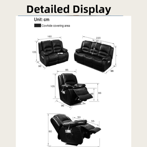<span class=keywords><strong>Support</strong></span> <span class=keywords><strong>de</strong></span> massage <span class=keywords><strong>inclinable</strong></span> électrique moderne crème blanc Fauteuil <span class=keywords><strong>inclinable</strong></span> en cuir véritable <span class=keywords><strong>de</strong></span> style confort populaire pour salle d'étude - Product Image 6