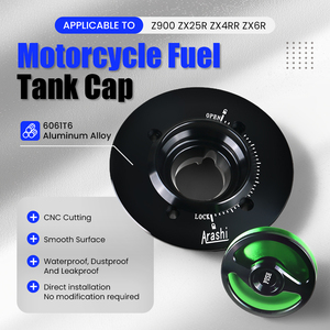 Bouchons de réservoir de carburant à verrouillage par pression pour moto <span class=keywords><strong>KAWASAKI</strong></span> ZX25R ZX4R ZX6R Z900/<span class=keywords><strong>SE</strong></span> Ninja400 Ninja500 Versys <span class=keywords><strong>1000</strong></span> - Product Image 1