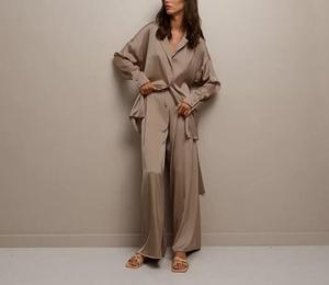 Set 2 pezzi di moda all'ingrosso Casual completo da <span class=keywords><strong>donna</strong></span> Super morbido e comodo pigiama Suit