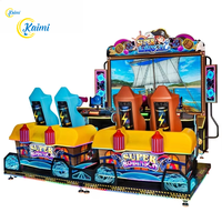Machine de jeu de tir dynamique EPARK Super Robinson, écran vidéo de 100 pouces, construction en métal et plastique, 4 joueurs, arcade