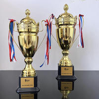 Coupe de champion sportif en métal, trophées or, argent, bronze, coupe de champion