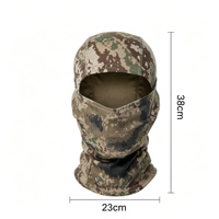 Vente en gros de masques balaclava camouflage personnalisés, coupe-vent, protection UV, masque intégral pour le ski, la chasse, la pêche, les sports, 100% polyester