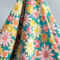 Kain Katun Lawn 100S Grosir, Lembut, Bernapas, Ringan, Kain Katun Cetak Kustom, Tekstil 58gsm
