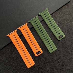 <span class=keywords><strong>Correa</strong></span> de Reloj Magnética de Silicona de Doble Color para <span class=keywords><strong>Apple</strong></span> <span class=keywords><strong>Watch</strong></span> Ultra 49mm, <span class=keywords><strong>Correa</strong></span> Deportiva para IWatch 11 10 9 8 - Product Image 5