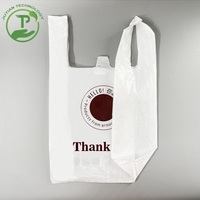 Sacs Plastiques HDPE/LDPE à Poignées Découpées pour Épicerie, Fruits, Légumes, Emballage et Achats en Supermarché