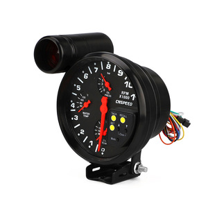 CNSPEED แผงหน้าปัดรถยนต์อเนกประสงค์ขนาด 5 นิ้วพร้อมเครื่องวัดอุณหภูมิน้ำมันเครื่องวัดความเร็วรอบสำหรับรถยนต์เบนซิน 12V - Product Image 4