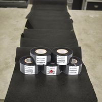 Bande noire blanche AT1 LC1 * 25mm x 100m de ruban de consommables de machine de codage de date