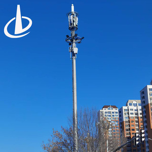 Thép mạ kẽm monopole cho 5g ăng-ten lò vi <span class=keywords><strong>s</strong></span>óng Viễn Thông đơn ống thông tin liên lạc điện thoại di động tín hiệu mast tháp phụ kiện - Product Image 6