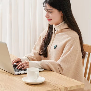 <span class=keywords><strong>Couverture</strong></span> <span class=keywords><strong>Chauffante</strong></span> Électrique à Piles pour Bureau et Maison, Chauffage Rapide, Protection Contre la Surchauffe, Châle Portable en Jacquard Tricoté - Product Image 1