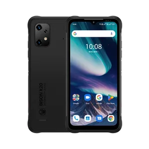 Smartphones d'origine UMIDIGI BISON X20 6GB 128GB Face ID et identification latérale des empreintes digitales 6.53 pouces téléphone Android 13