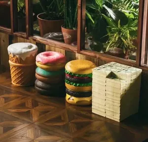 Personalización de artículos de resina con forma de maíz: Taburete de maíz, Estatua de maíz, Silla de maíz. Decoración <span class=keywords><strong>para</strong></span> el hogar DIY y al por mayor. - Product Image 3