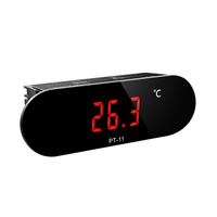 Thermomètre numérique intégré à large plage RINGDER PT-11 avec capteur NTC, double alimentation, pour vitrine à gâteaux, congélateur, refroidisseur