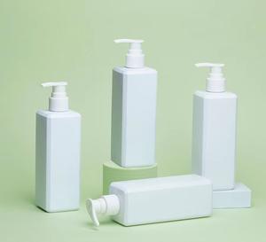 300ml 500ml HDPE Shampooing Conditionneur Bouteilles De Luxe Carré Rose <span class=keywords><strong>Gel</strong></span> <span class=keywords><strong>Douche</strong></span> Bouteille Avec Pompe Blanche 250 ml Lotion Distributeur Bouteille - Product Image 6