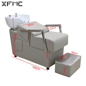 XFMC Équipement <span class=keywords><strong>de</strong></span> Salon <span class=keywords><strong>de</strong></span> Coiffure Fauteuil Lave-Tête Bac à Shampooing pour Salon <span class=keywords><strong>de</strong></span> Beauté - Product Image 6