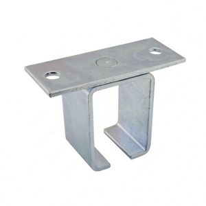 WEKIS Industrial Zinc Plated Steel Brass Barn Door Track Trolley Overhead Mount Sliding <b>Brackets</b> with <b>Black</b> Powder Coating - Product Image 5