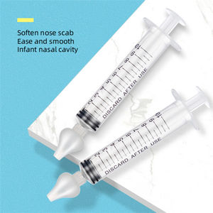 <span class=keywords><strong>2</strong></span> Stück Baby Nose Clean Needle Tube Säuglings baby pflege Nasen sauger Reiniger 10ML Baby Rhinitis Nasen spüler - Product Image 2