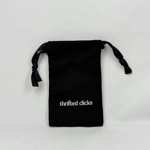 100% Organic Cotton <b>Drawstring</b> Bag High Quality Durable Canvas <b>Drawstring</b> <b>Pouch</b> Recyclable All-match <b>Pouch</b> Bag - Product Image 3