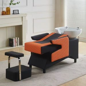 Wholesale Durable Modern Salon Shampoo <b>Bed</b> with Ceramic Basin for Hair Salons Barbershops & Beauty Centers - Product Image 6
