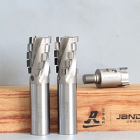 Fresa de diamante espiral para madera con vástago PCD para máquinas CNC, brocas de fresado Z=2+2