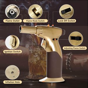 Kit de fumeur de boissons KPALAG à l'ancienne, écologique, en acier inoxydable, 4 saveurs de copeaux de <span class=keywords><strong>bois</strong></span>, whisky, bourbon, outils de bar à cocktails - Product Image 5