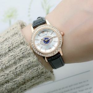 Reloj de Cuarzo con Ojos Azules Turcos, Reloj de Cristal con Diamantes, Correa de Cuero PU, Ojo de <span class=keywords><strong>Demonio</strong></span>, Reloj de Pulsera para Mujer, Relojes de Moda Baratos - Product Image 2