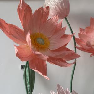 Lot de petites fleurs en papier marguerites pour vitrine, décoration de mariage, fond de scène, décoration de fête, décoration intérieure - Vente chaude - Product Image 4