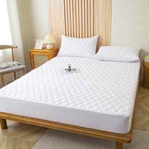 Protège-<span class=keywords><strong>matelas</strong></span> matelassé en fibres synthétiques imperméable, antidérapant tout autour, pour le commerce transfrontalier - Product Image 4