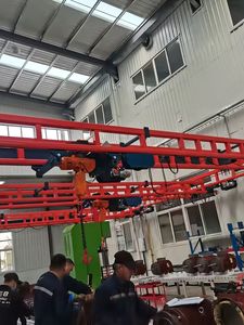 Phong Cách Châu Âu Mini Chùm Đơn Cần Cẩu Cho Kbk Mô Hình 500Kg Mềm Cầu Đường Sắt Ánh Sáng Với PLC Lõi Động Cơ Thành Phần - Product Image 2