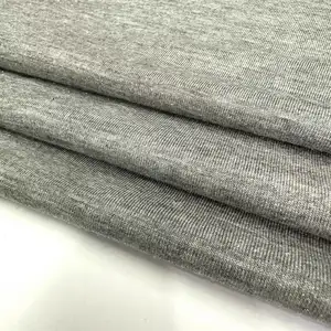 Fancy Shiny 70%polyester 25%Rayon 5%Lurex Knitted Jersey Fabric TR Metallic Single Jersey Fabric For T-shirt
