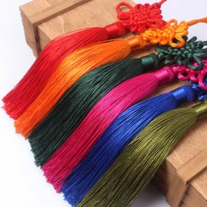 Llavero Hecho a Mano con Nudo de Amor Chino, Borla de la Suerte, Amuleto de Joyería, Colgante Oriental, Decoración para Fiestas de Año Nuevo, Bodas, Regalo - Product Image 4