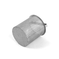 Filtre à mailles rondes personnalisable, baril en acier inoxydable 304, panier perforé, baril en maille métallique