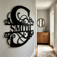 Décoration Murale Personnalisée : Lettres Métalliques Alphabet (26 Lettres) SMITH pour Salon et Maison - Fournisseur Direct Usine