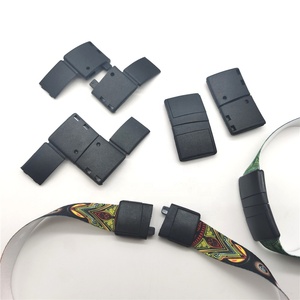 Cierre de cordón de plástico negro, cierre de resorte, tope de cordón de un solo orificio, palancas para Paracord, piezas de cuerda de cordón de ropa - Product Image 6