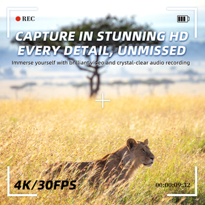 Камера для наблюдения за дикой природой с GPS-трекером, разрешением 32 МП, ИК-подсветкой белого света и защитой IP68 для круглосуточного видеонаблюдения в формате 4K - Product Image 4