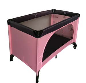 . Grande entrée <span class=keywords><strong>Lit</strong></span> de voyage pour <span class=keywords><strong>bébé</strong></span> Parc bleu foncé pour enfants Parc pour nouveau-né Parc de jeu rose avec roues Meubles pour enfants bon marché Offre Spéciale - Product Image 6