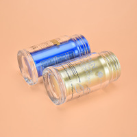 Bouteilles en plastique PS transparentes avec bouchon à vis rond pour Cordyceps et Maca, 30/35 ml, sérigraphiées, pour pilules de soins de santé - Vente en gros