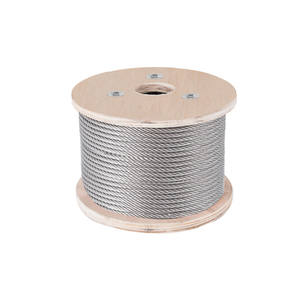 Kit d'accessoires pour l'éclairage Cuerda De Alambre 1.5mm 6mm 8mm 10mm <span class=keywords><strong>Inox</strong></span> A2 <span class=keywords><strong>A4</strong></span> 304 316 7x7 7x19 Câble métallique en acier inoxydable pour avion - Product Image 2