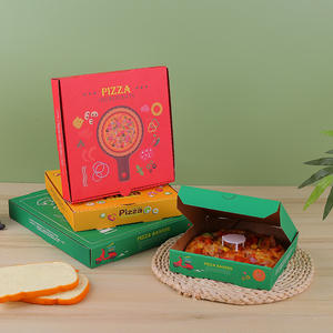 Emballage pour la restauration rapide, boîte en carton ondulé, boîte en kraft pour <span class=keywords><strong>pizza</strong></span>, boîte en papier kraft pour <span class=keywords><strong>pizza</strong></span>, boîte alimentaire pour <span class=keywords><strong>pizza</strong></span> - Product Image 3