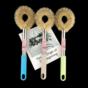 Brosse à casseroles C307 à poils, 21 cm, en fibre de coco, pour laver les casseroles et les poêles. Prix : 1 yuan. Prix de gros : 2 yuans. - Product Image 2