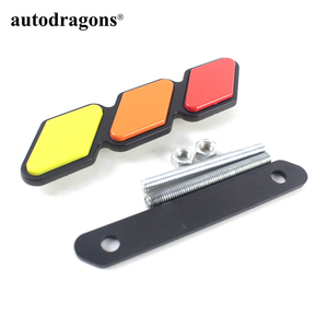 Autodragons – Étiquettes de voiture à LED dégradées 3 couleurs (rouge, bleu, noir, or, vert) pour calandre avant Tacoma, 4Runner, Tundra - Product Image 2